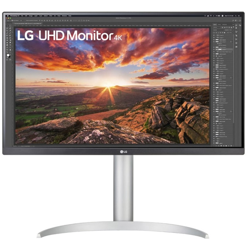 Monitor LG 27UP850K-W / 27″ / 4K UHD / 16:9 / IPS / 5ms / 60Hz / HDR10 / DP + HDMI / Speaker / E bardhë