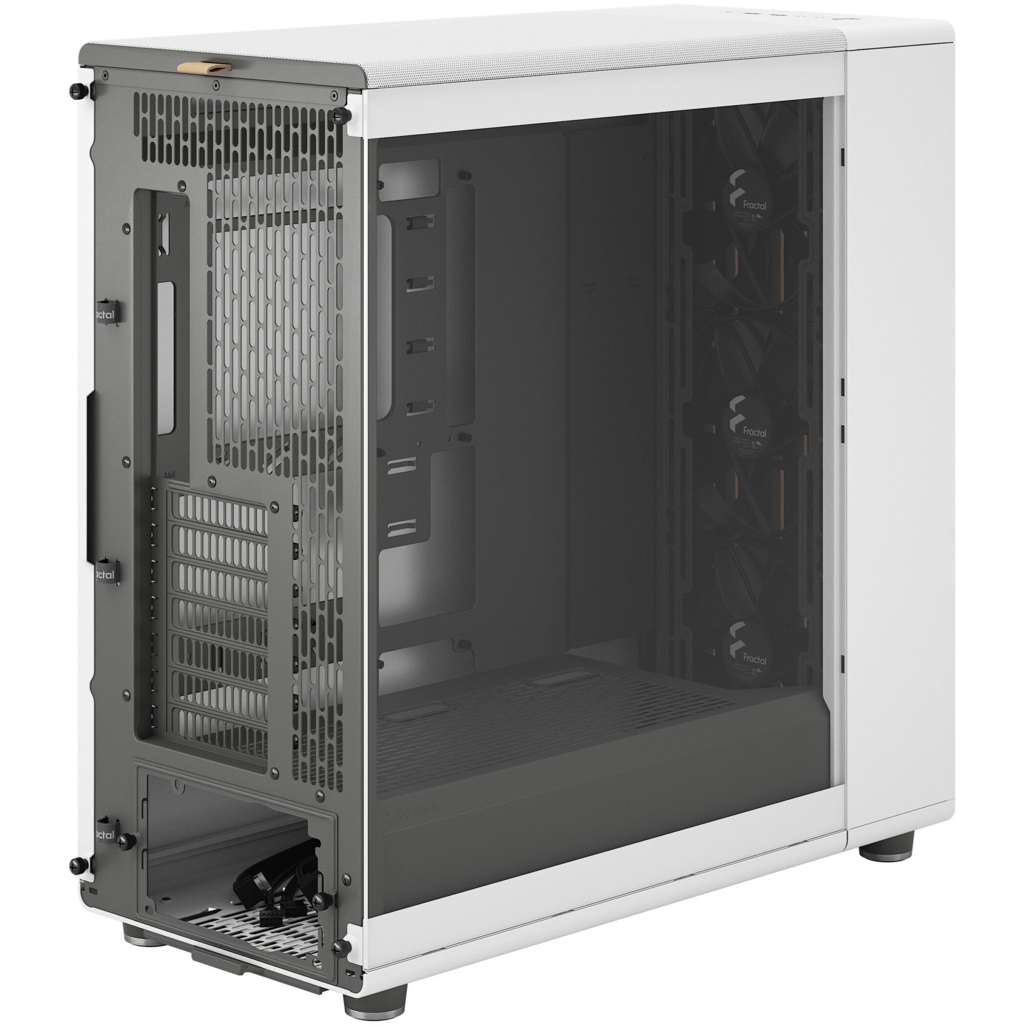 Kasë Fractal Design North XL RC TG Clear Mid Tower – Bardhë - Figura 3