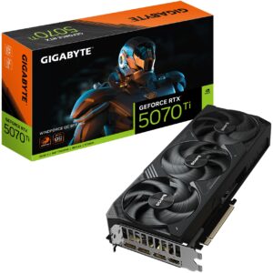 Kartelë Grafike Nvidia RTX 5070 Ti 16GB Gigabyte Windforce OC SFF GDDR7 3 Fan