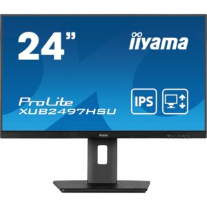 Monitor Iiyama ProLite XUB2497HSU-B2 / 24" Full HD IPS 1ms 100Hz / HDMI DP USB Hub Speaker / e zezë