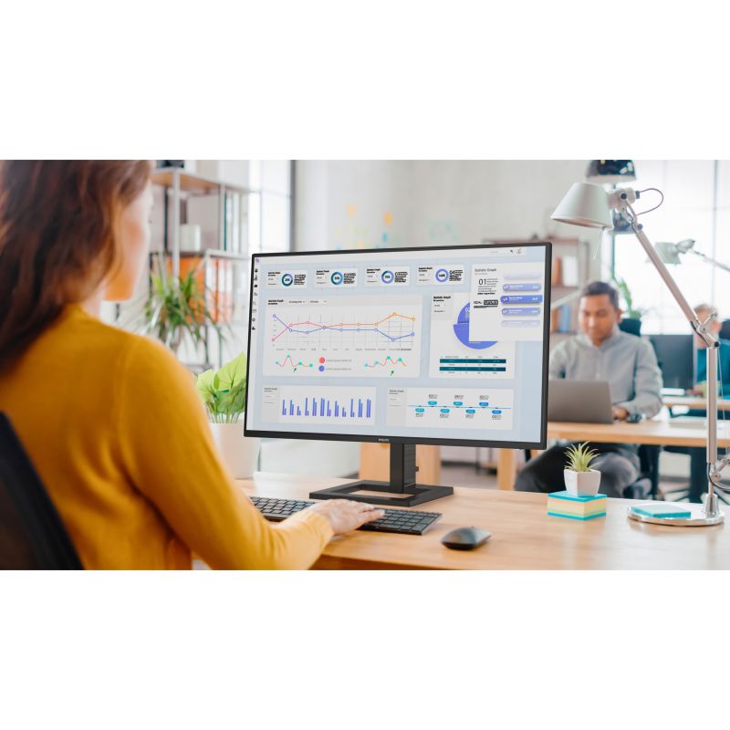 Monitor Philips 27E1N1900AE / 27" 4K Ultra HD IPS HDR10 4ms 60Hz IPS / HDMI USB-C Speaker / e zezë - Figura 5