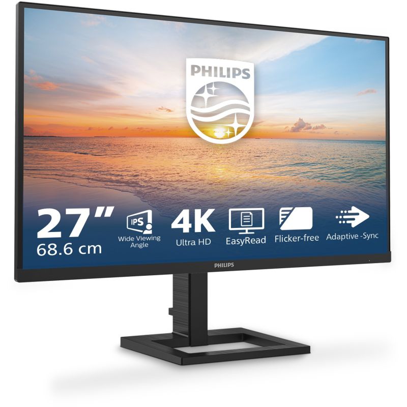 Monitor Philips 27E1N1900AE / 27" 4K Ultra HD IPS HDR10 4ms 60Hz IPS / HDMI USB-C Speaker / e zezë - Figura 3