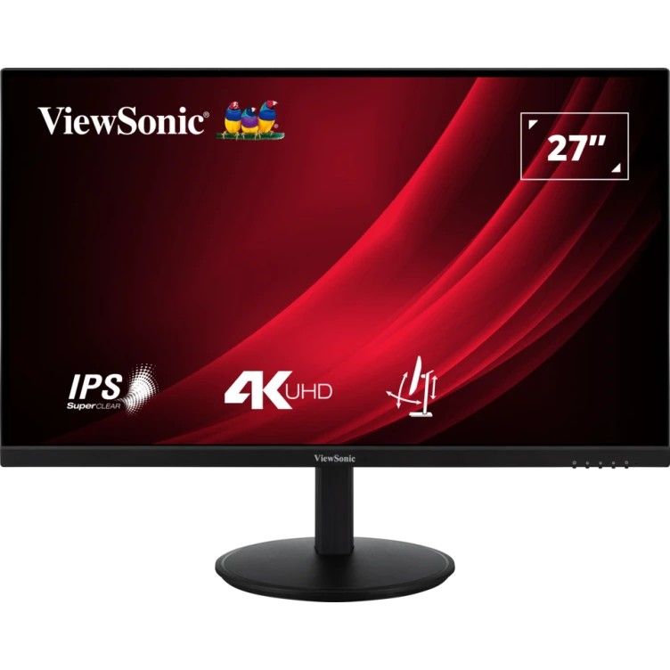 Monitor ViewSonic VG2708-4K / 27" / 4K UHD / IPS / HDR10 / 4ms / 60Hz / 2x HDMI / DisplayPort / Pivot / e zezë