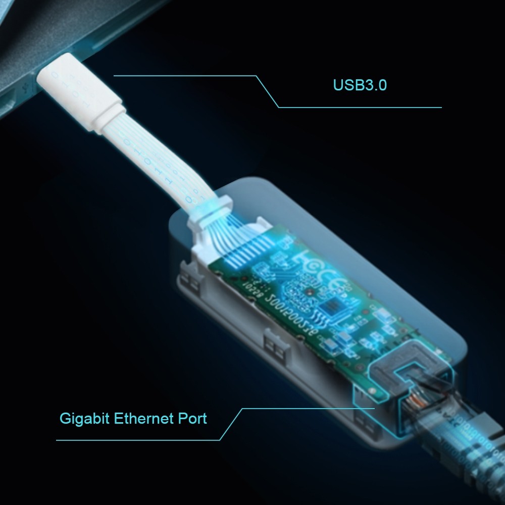 Adapter TP‑LINK / UE300C / USB Type‑C / RJ45 / Gigabit Ethernet - Figura 5