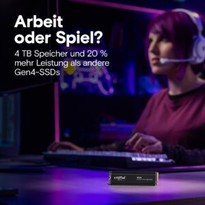SSD të Brendshme M.2 2TB Crucial P310 NVMe PCIe Gen4 with Headsink