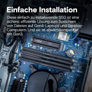 SSD të Brendshme M.2 2TB Crucial P310 NVMe PCIe Gen4 with Headsink