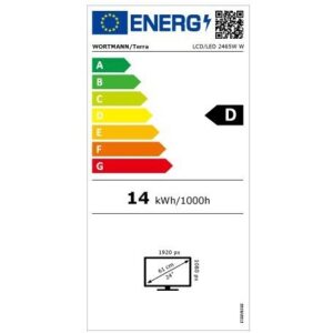 Monitor TERRA 2465W PV / 23.8" / Full HD  / IPS / 5ms / HDMI / DisplayPort / Speaker / e bardhë