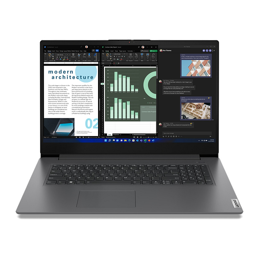 Laptop Lenovo V17 G4 IRU 83A2 / i3 1315U / 8GB DDR4 / 512GB / 17.3″ Full HD IPS AG / Intel UHD Graphics – Gri e Errët