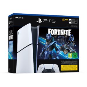 Konzolë Sony PlayStation 5 Slim Digital Edition Fortnite / Bardhë e zi
