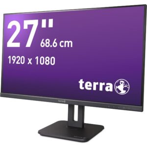 68.6cm/27" (1920x1080) Terra 2748W PV V3.1 16:9 FHD IPS 5ms 100Hz HDMI DP USB-C Speaker Black