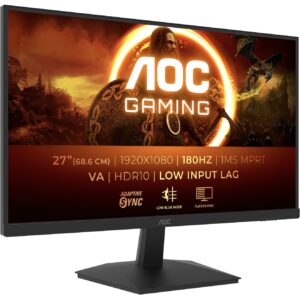 Monitor Gaming AOC Gaming 27G15N2 / 27 Inch / Full HD / VA / 180Hz / 1ms / I zi