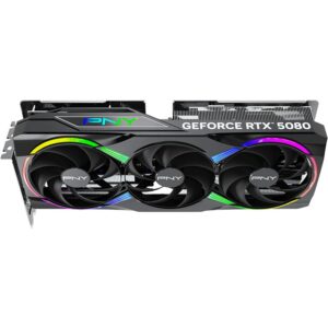 Kartelë Grafike NVIDIA RTX 5080 16GB PNY ARGB OC GDDR7 3Fan