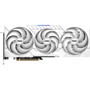 Kartelë Grafike AMD RX 9070 XT 16GB Sapphire Pure Radeon OC GDDR6 3 Fan white