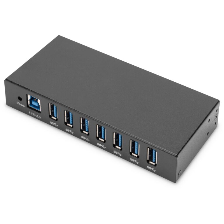 HUB USB DIGITUS DA‑70258‑1 / 3.0 / 7×USB‑A / 7‑Port / Zezë