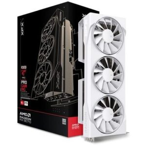 Kartelë Grafike AMD RX 9070 16GB XFX Swift Gaming OC GDDR6 3 Fan white