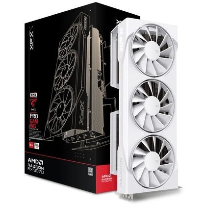 Kartelë Grafike AMD RX 9070 16GB XFX Swift Gaming OC GDDR6 3 Fan white - Figura 5