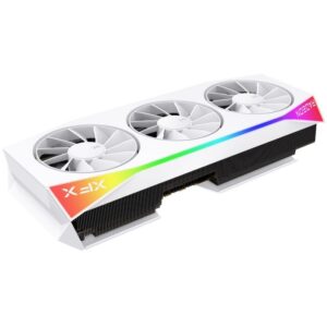 Kartelë Grafike AMD RX 9070 XT 16GB XFX Mercury Gaming RGB OC GDDR6 3 Fan white
