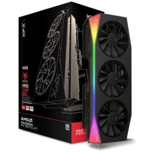 Kartelë Grafike AMD RX 9070 XT 16GB XFX Mercury Gaming RGB OC GDDR6 3 Fan