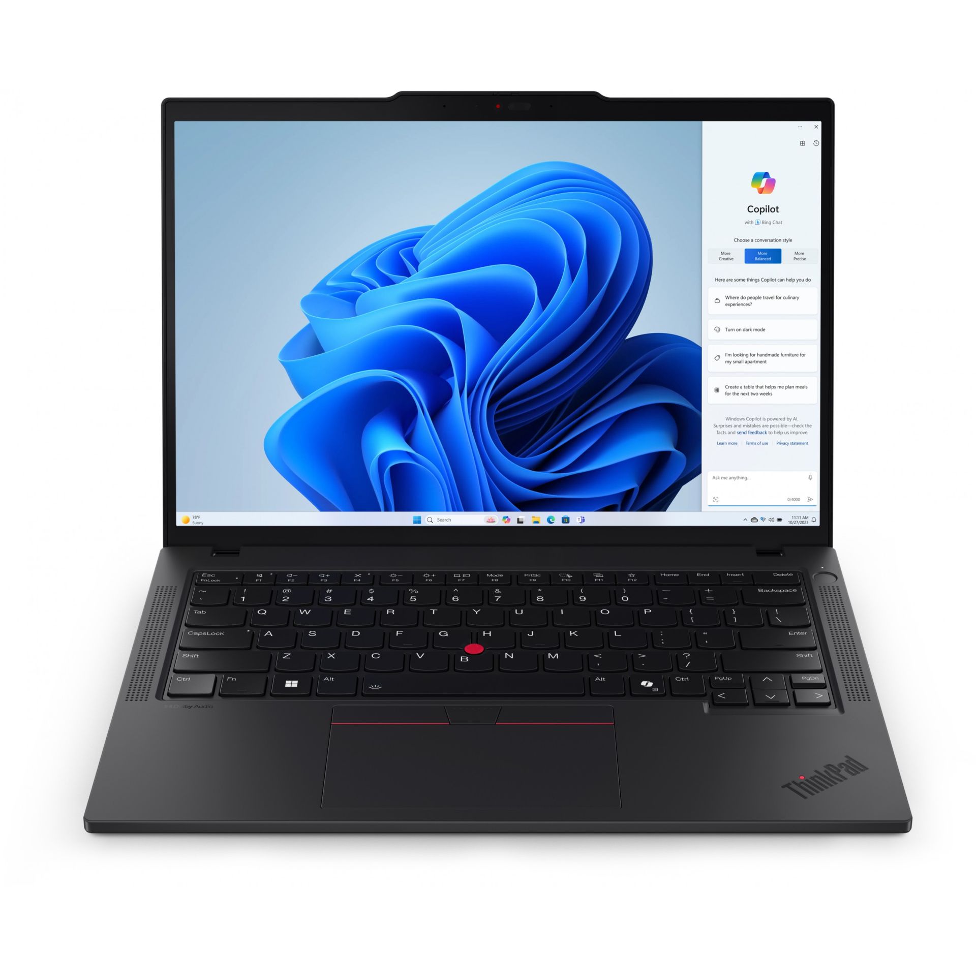 Laptop  Lenovo ThinkPad P14s Gen 5 / Ryzen 7 PRO 8840HS / 32GB / 1TB / 14" WUXGA IPS / AMD Radeon 780M / E zezë