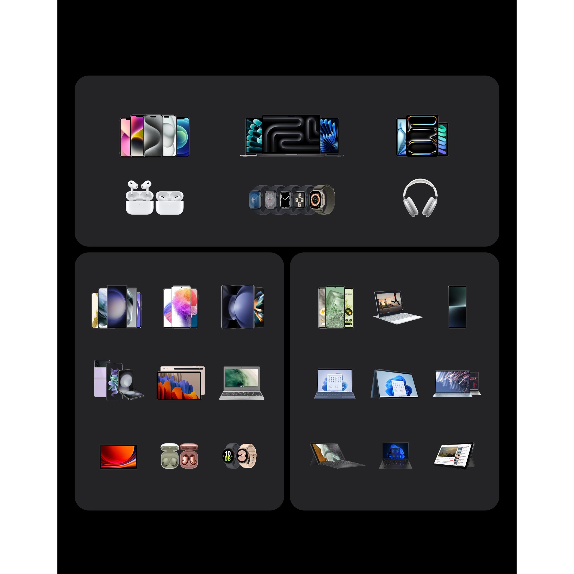 Adapter Anker / Prime Charger / 100W / 3 Ports / GaN / 1x USB-A / 2x USB-C / Gri - Figura 2