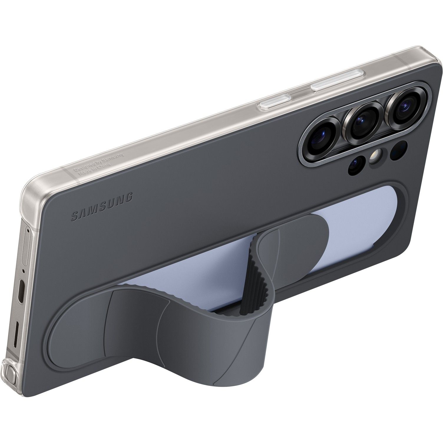 Aksesorë për telefon Samsung Standing Grip Case për Galaxy S25 Ultra – Zezë - Figura 4