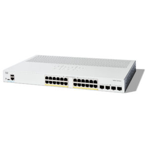 Cisco Catalyst C1300-24P-4X Managed 24-Port Gigabit PoE+ Switch me 4x 10G SFP+ Uplink Rackmount 3
