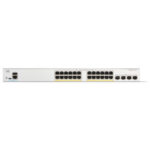 Cisco Catalyst C1300-24P-4X Managed 24-Port Gigabit PoE+ Switch me 4x 10G SFP+ Uplink Rackmount 4