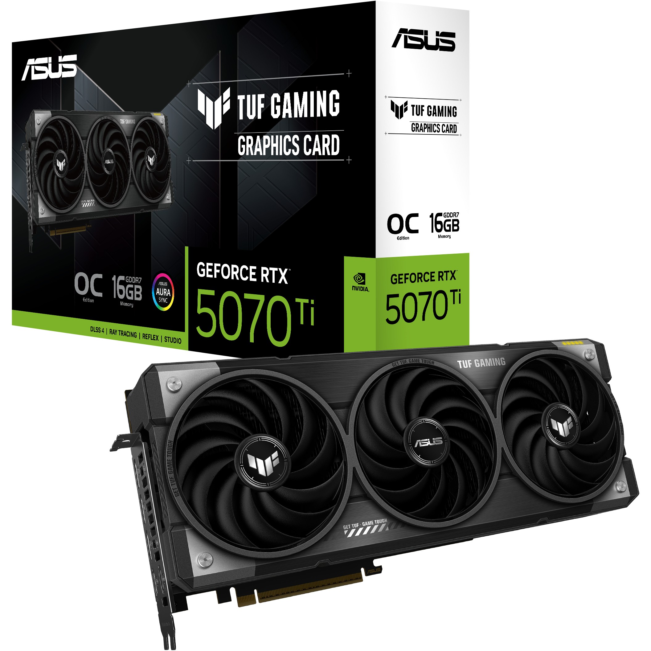 Kartelë Grafike Nvidia RTX 5070 Ti 16GB ASUS TUF Gaming OC GDDR7 3Fan - Figura 3