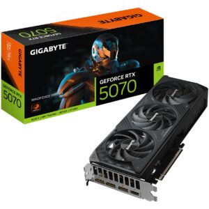 Kartelë Grafike NVIDIA GPU RTX 5070 12GB Gigabyte Windforce SFF GDDR7 3 Fan
