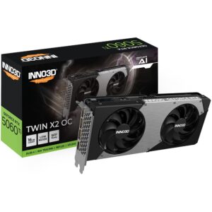 Kartelë Grafike NVIDIA RTX 5060 Ti 16GB Inno3D Twin X2 OC GDDR7