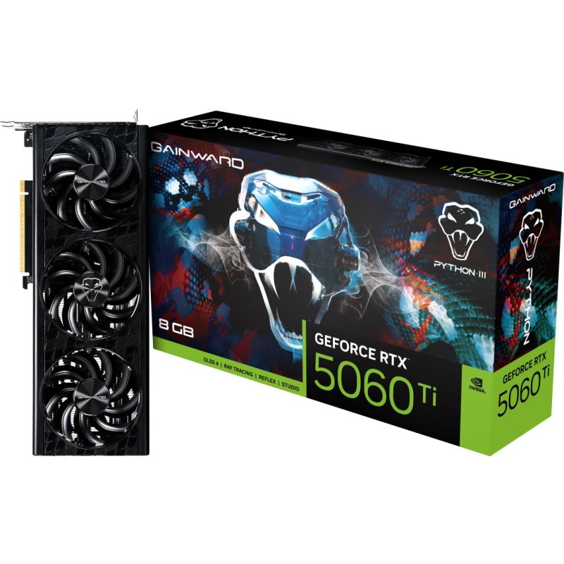 Kartelë Grafike Gainward GeForce RTX™ 5060 Ti Python III OC 8GB GDDR7 (Triple Fan) - Figura 8