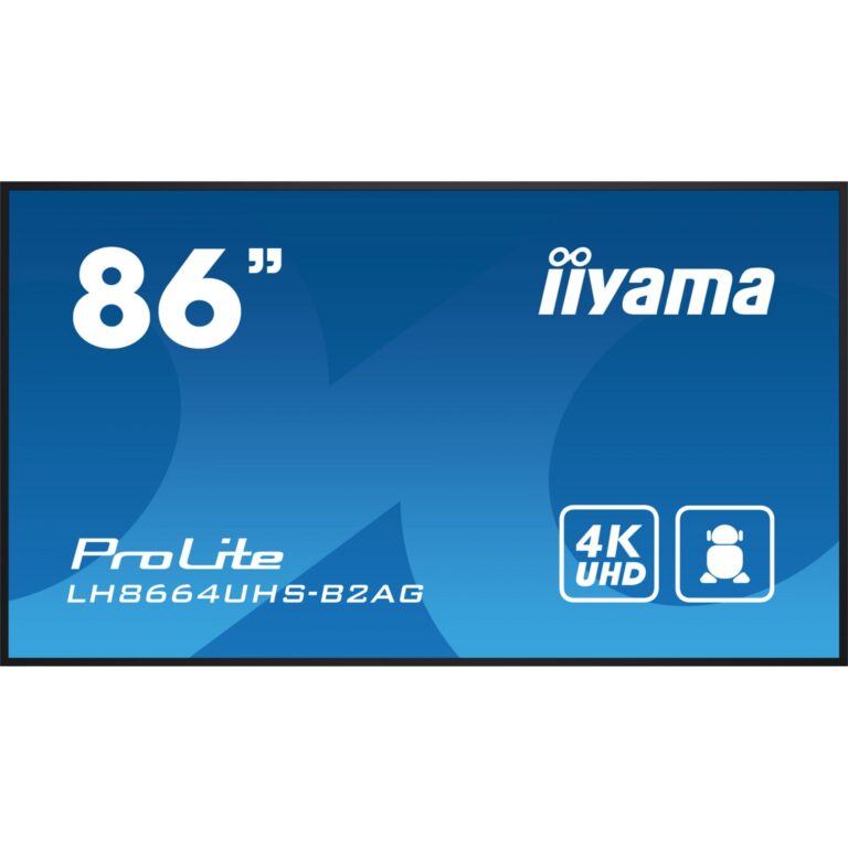 IIYAMA 217.4cm(85.6") LH8664UHS-B2AG 16:9 3xHDMI+2xUSB 4K (Speditionsversand)