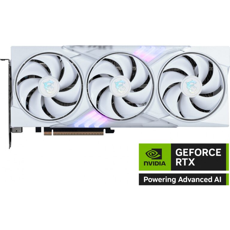 Kartelë Grafike Nvidia MSI GeForce RTX 5060 Ti GAMING TRIO OC 16GB GDDR7 3-Fan Bardhë