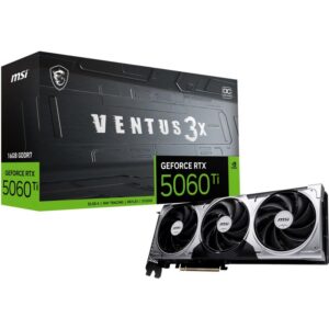 Kartelë Grafike Nvidia RTX 5060 Ti 16GB MSI Ventus 3X OC GDDR7 3 Fan