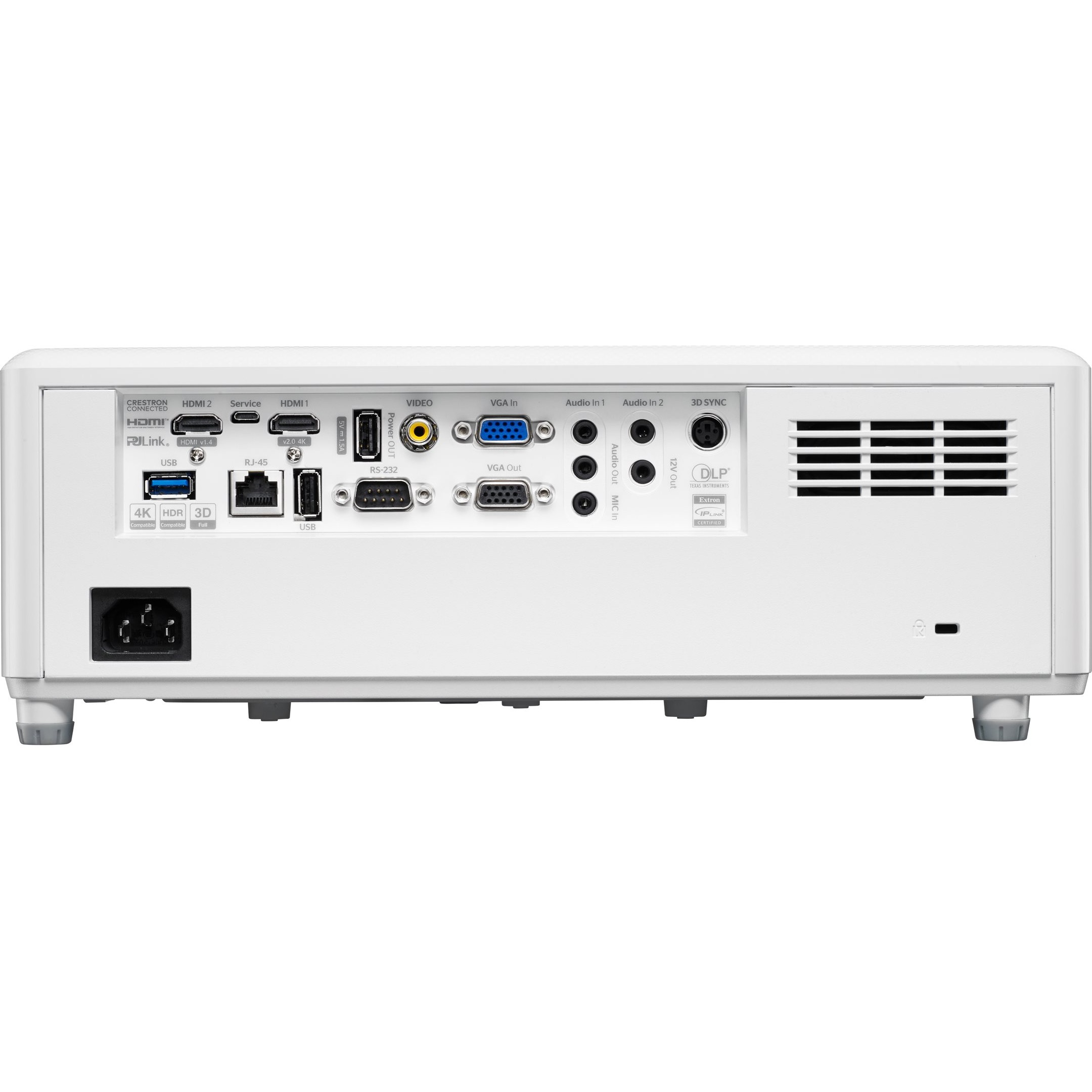 Projektor OPTOMA ZH507+ / DLP Laser / 5500 Lumen / HDMI VGA USB Composite Video In / 3D Full HD – Bardhë - Figura 2