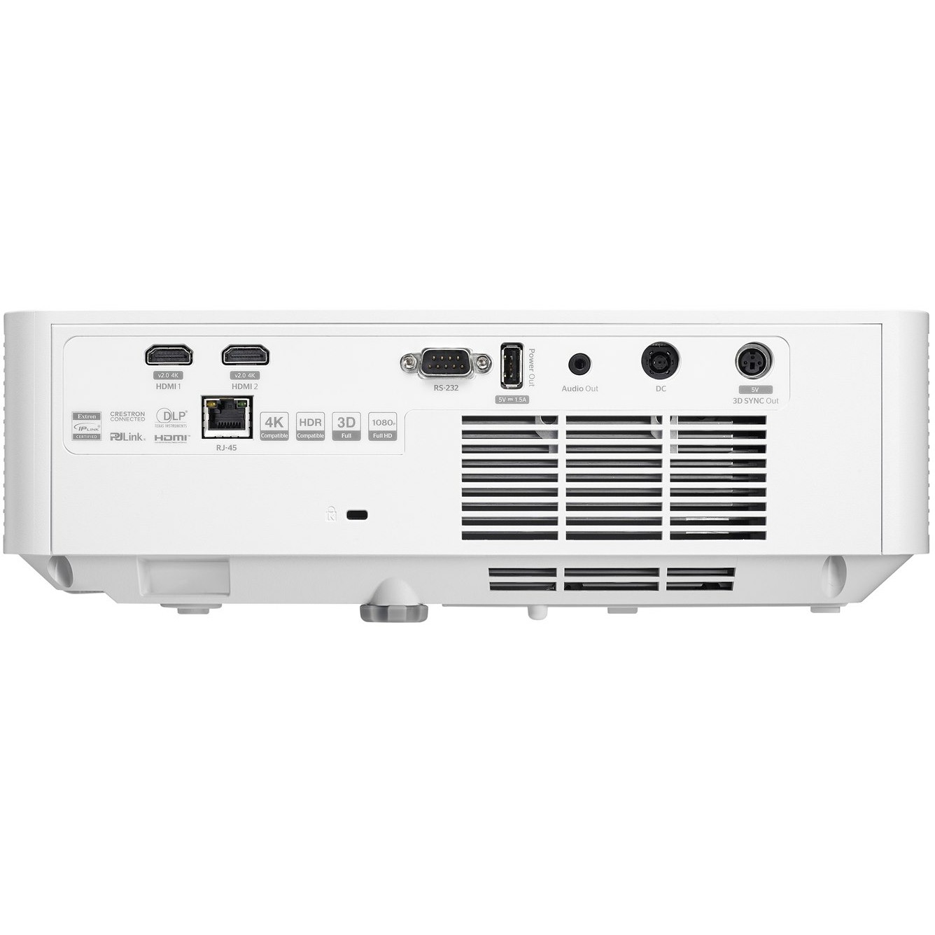 Projektor Optoma ZH430UST / DLP Laser / 4000 Lumen / Full HD / 16:9 / 3D / Ultra Short Throw / VGA HDMI - Bardhë - Figura 2