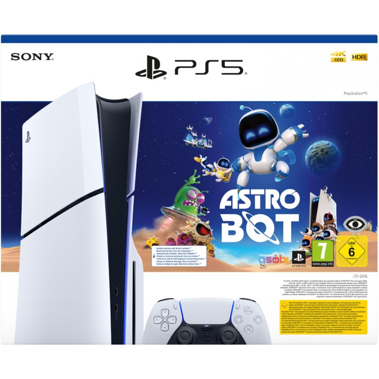 Sony PlayStation 5 Slim 1TB Astro Bot Bundle / e bardhë