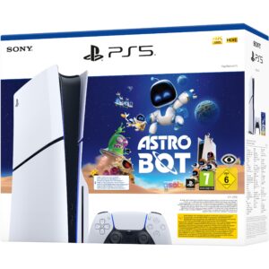 Sony PlayStation 5 Slim 1TB Astro Bot Bundle / e bardhë