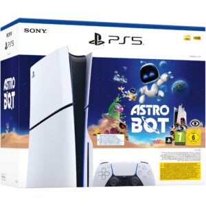Sony PlayStation 5 Slim 1TB Astro Bot Bundle / e bardhë