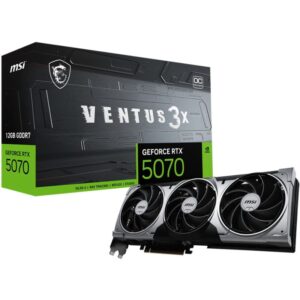 Kartelë Grafike Nvidia RTX 5070 12GB MSI Ventus 3X OC GDDR7 3 Fan
