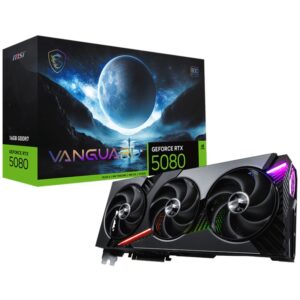 Kartelë Grafike NVIDIA RTX 5080 16GB MSI Vanguard SOC GDDR7 3Fan