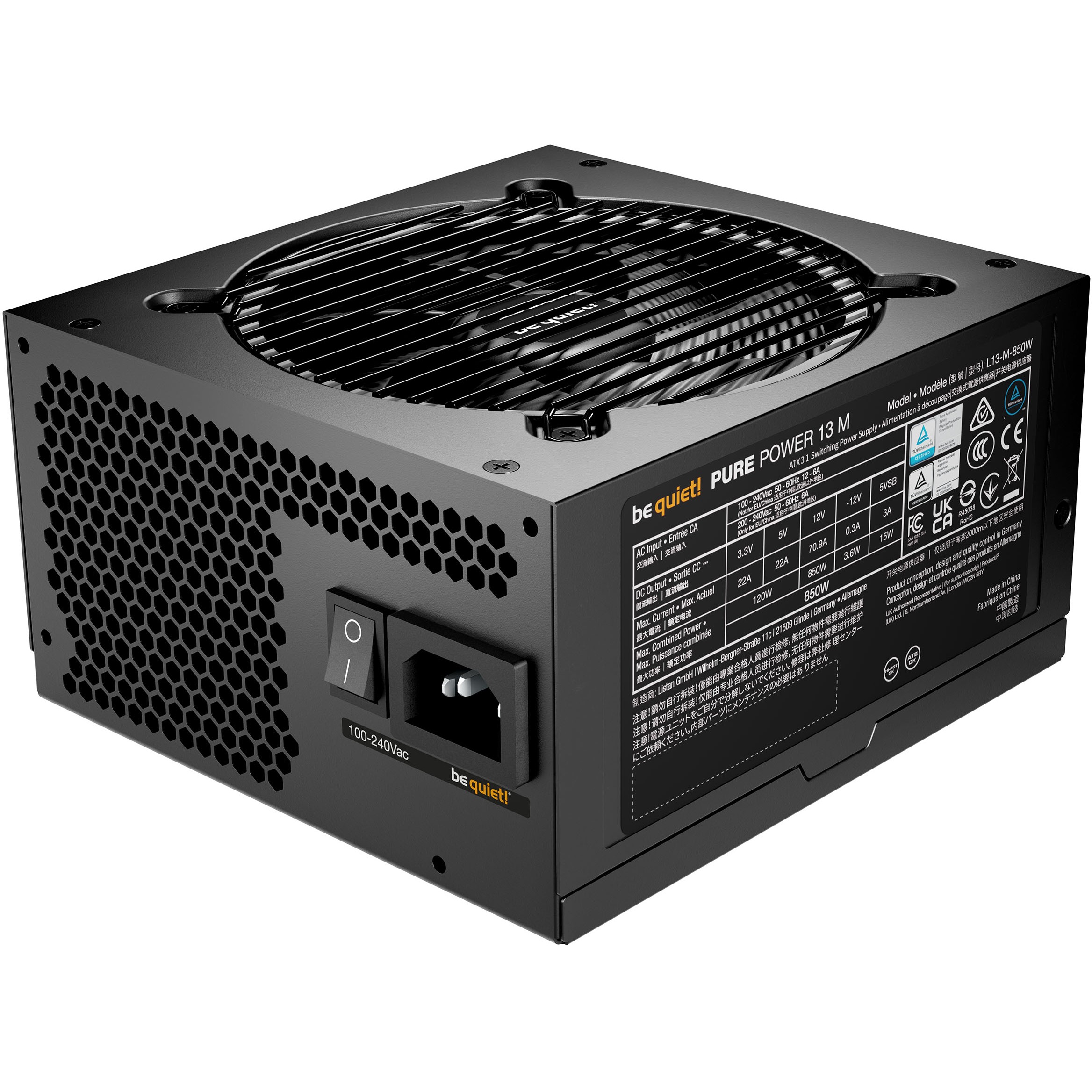 Furnizues Energjie 850W be quiet! PURE POWER 13 M - Figura 3