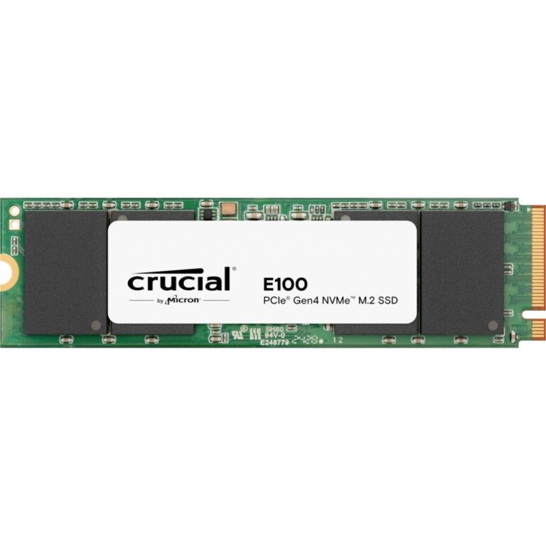 SSD të Brendshme M.2 2TB Crucial E100 Gen4 2280 NVMe PCIe M.2