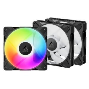 Ftohës për Kasë ARCTIC P14 Pro A-RGB / 140mm / 3-Pack - Zezë