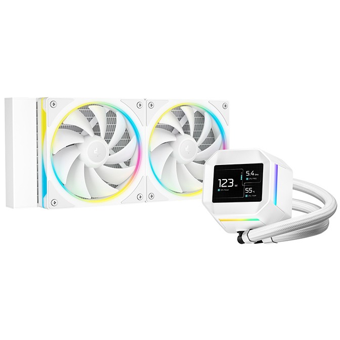 Ftohës për Procesor K Cooler Water Cooling Deepcool LM240 - Bardhë
