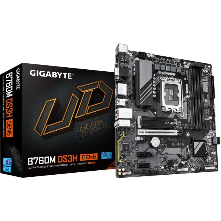 Pllakë amë 1700 Gigabyte B760M DS3H Gen5 ATX