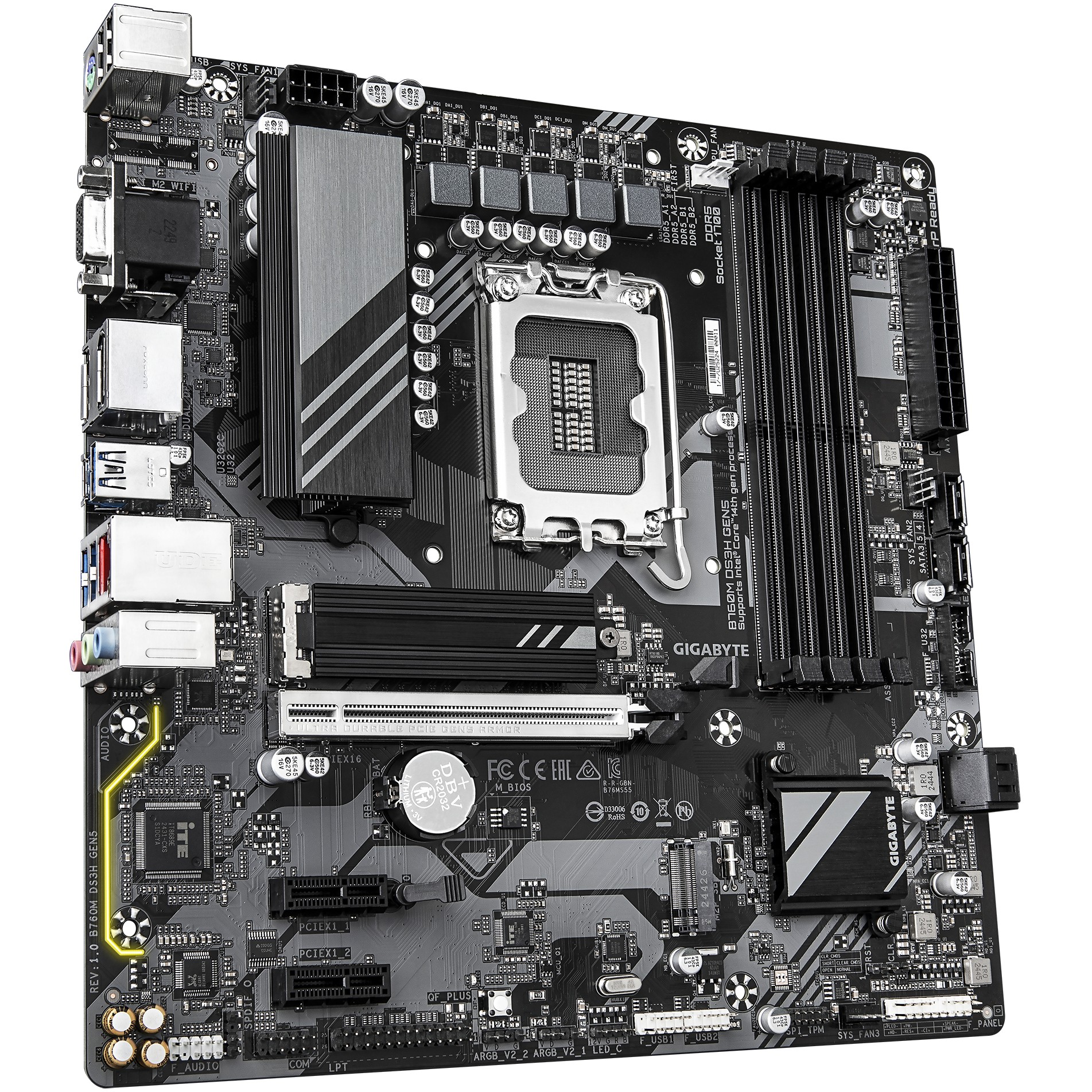 Pllakë amë 1700 Gigabyte B760M DS3H Gen5 ATX - Figura 3