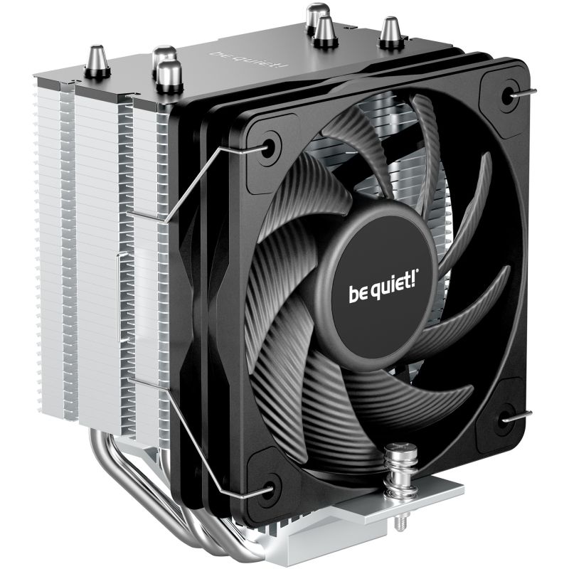 Ftohës për procesor be quiet! Pure Rock Slim 3 CPU Cooler / 120mm PWM Fan / Intel & AMD Compatiblep - Zezë / Hiri