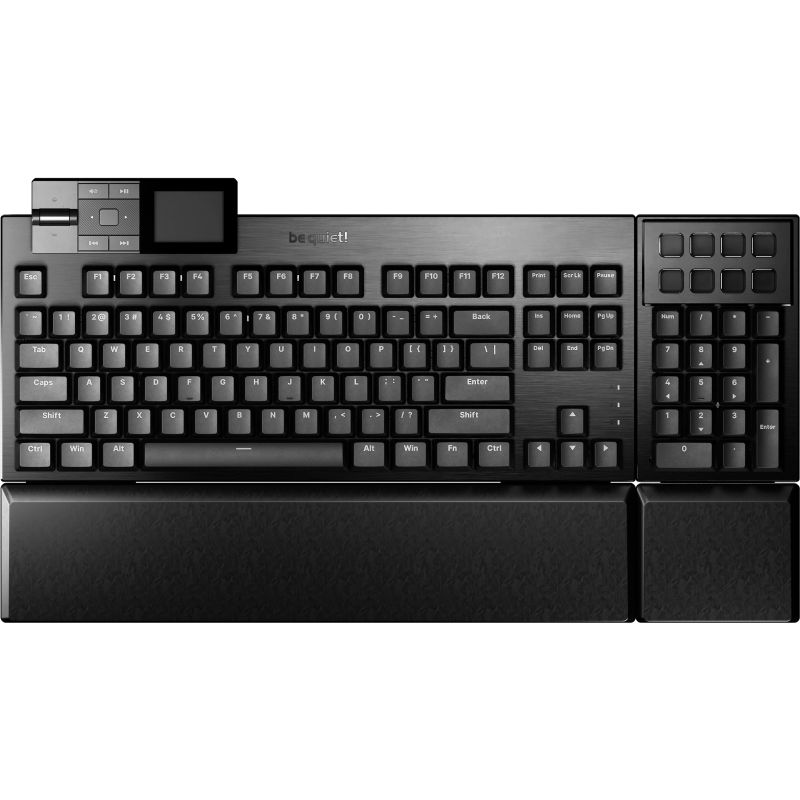 Tastierë Gaming be quiet! Dark Mount Silent Linear / QWERTZ DE Layout / USB / RGB – Zezë - Figura 2