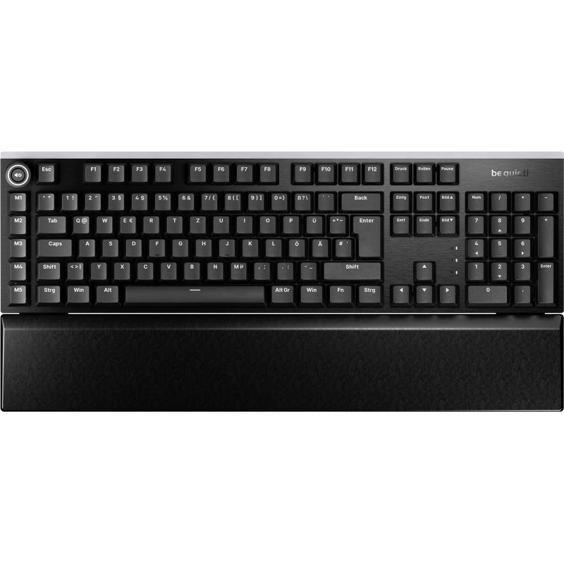 Tastierë Gaming be quiet! Light Mount Silent Tactile / QWERTZ DE Layout / USB / RGB – Zezë - Figura 2